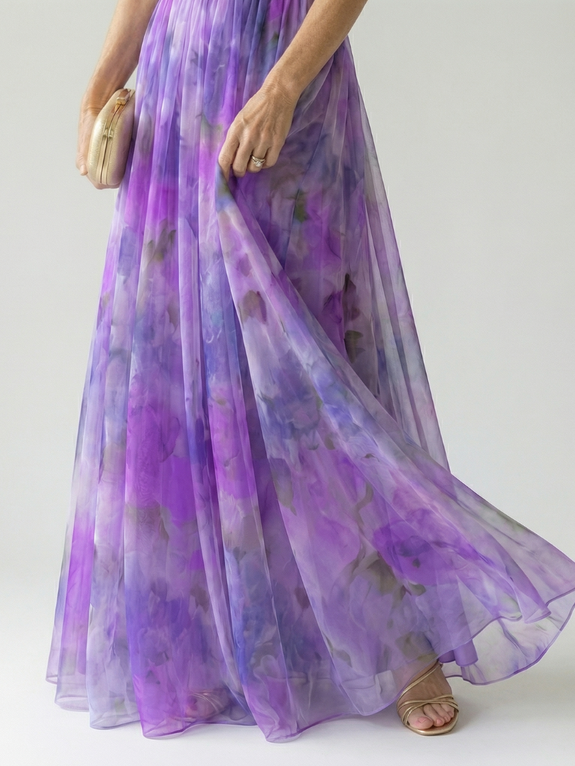 Isel | Maxi Kleid – Leichtes Wickeldesign für Frauen
