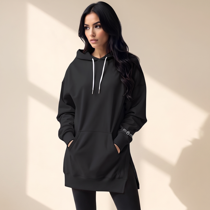 Avelmere | Hoodie Kleid – Kuschelige Fleece-Qualität für Damen