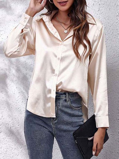 Liora | Seidenhemd – Elegantes Langarmdesign für Frauen