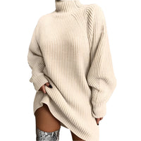 Laura | Elegant women's sweater with an oversized fit and turtleneck