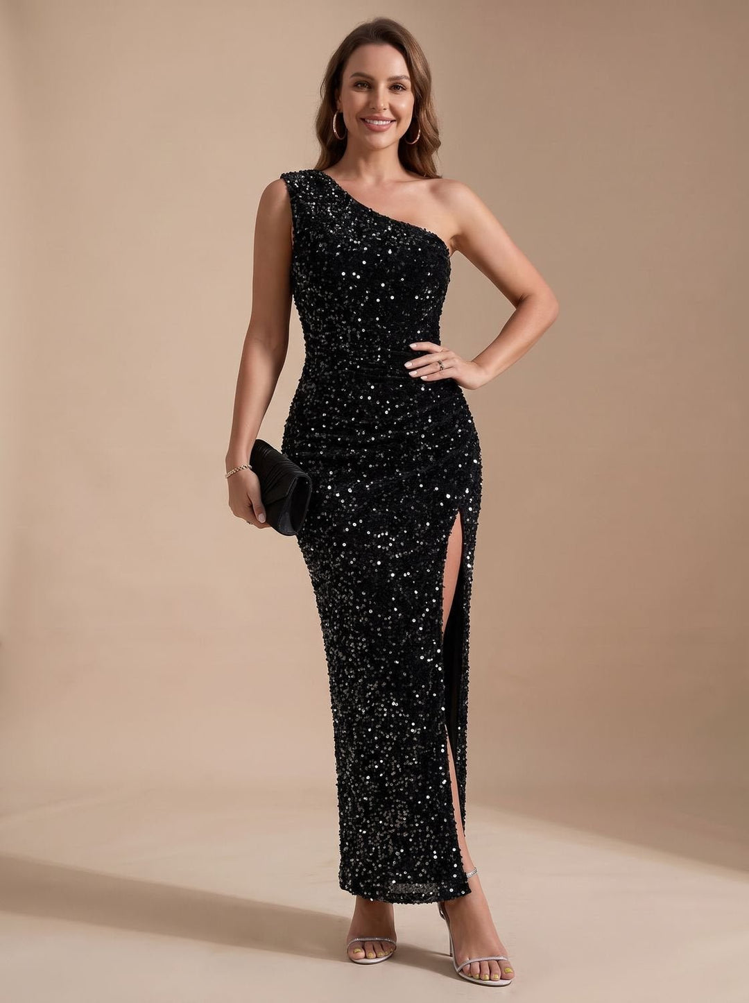 Harper | Maxi Kleid – Funktionsreiches Ein-Schulter-Design für Frauen