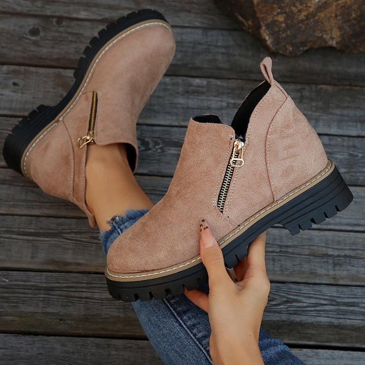 Stephanie | Elegant and Modern Platform Ankle Boots
