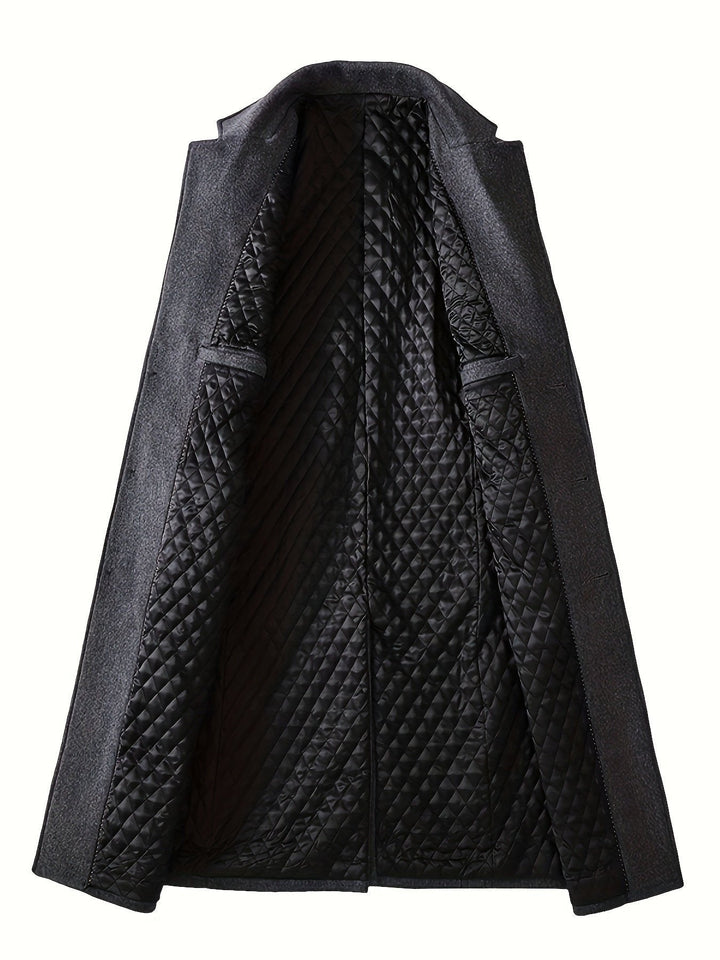 Alexander | Long Overcoat – Timeless Warmth for Men