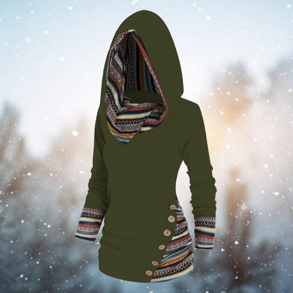 Franzi | Hoodies – Unique Tribal Pattern for Stylish Comfort