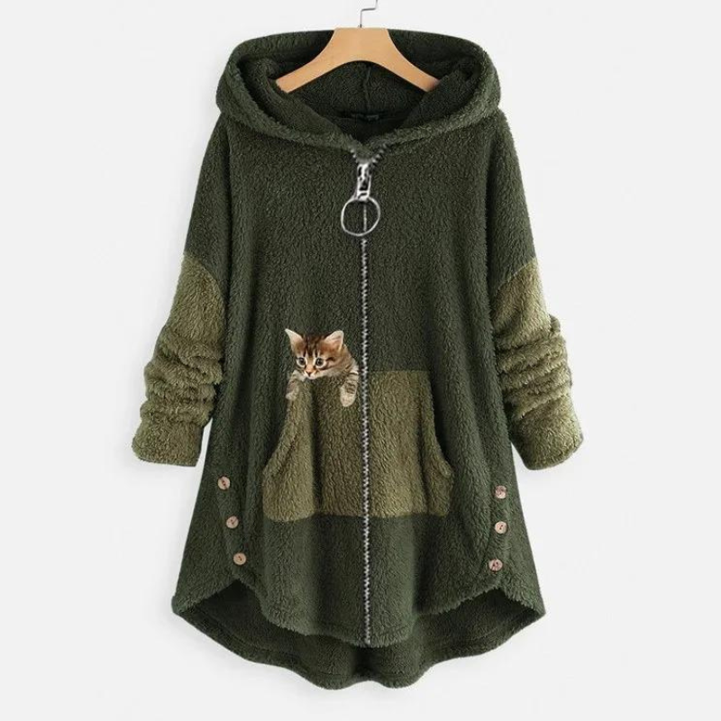 Agnes | Plüsch-Hoodie für Damen – Weich und Warm