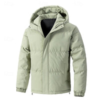 Jonas | Warm men's puffer jacket with hood for winter