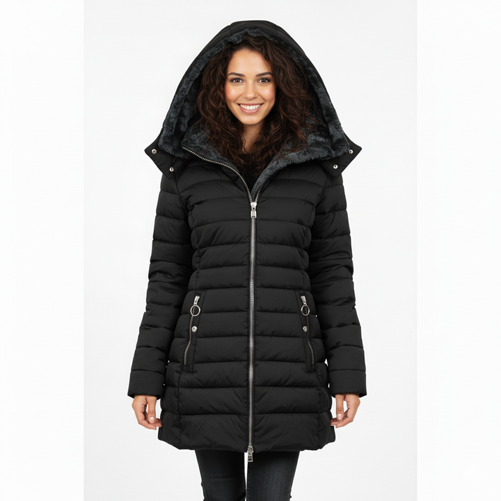 Gisela | Mantel mit Pelzfutter – Eleganter Winterstil