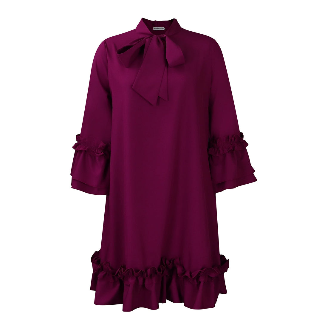 Rosalie | Graceful and Romantic Ruffled Tunic Dress