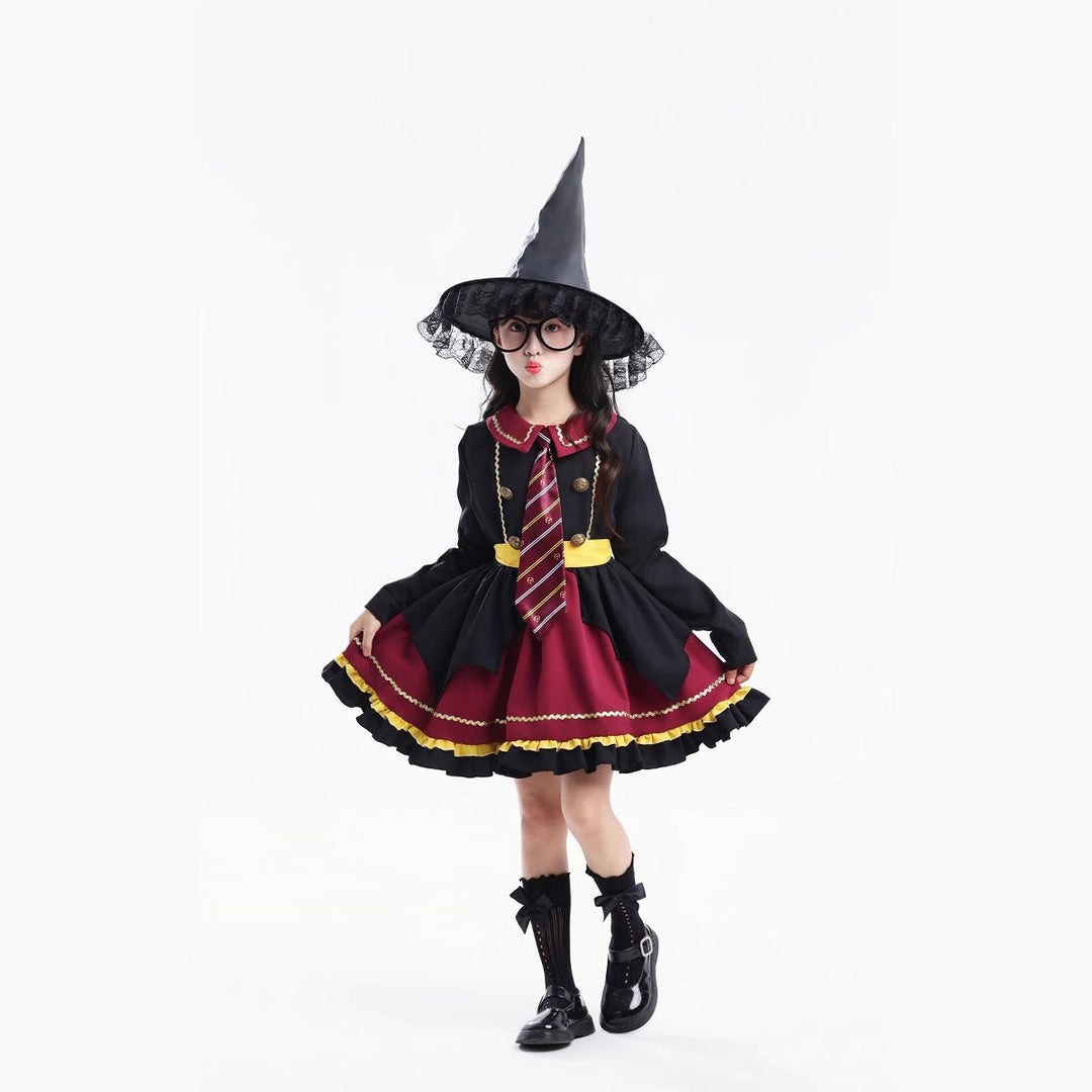 Drune | Girl's Wizard Costume – Enchanting Style for Halloween