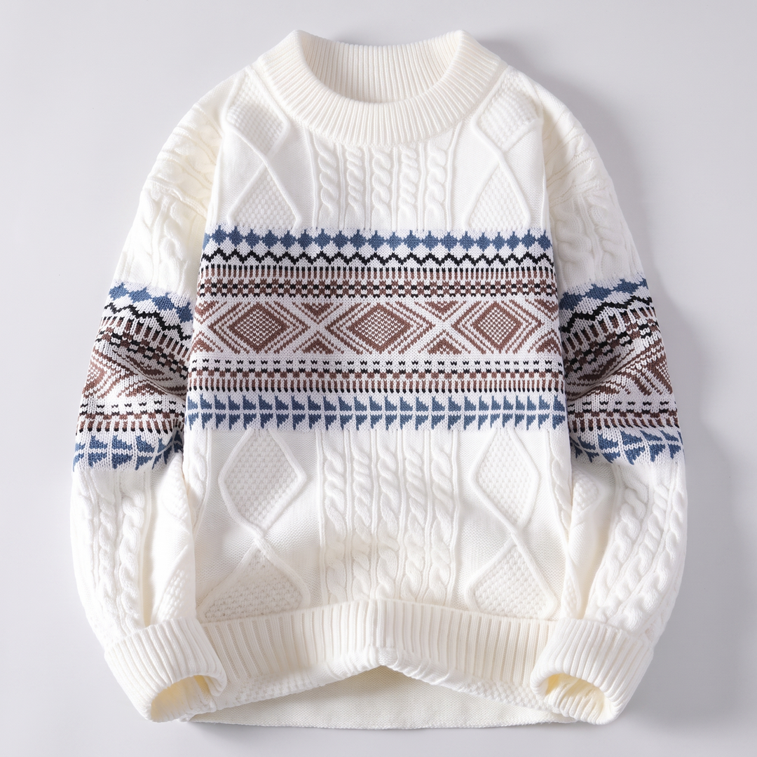 ARVID | Nordic Knit Sweater – Klassischer Stil für Herren