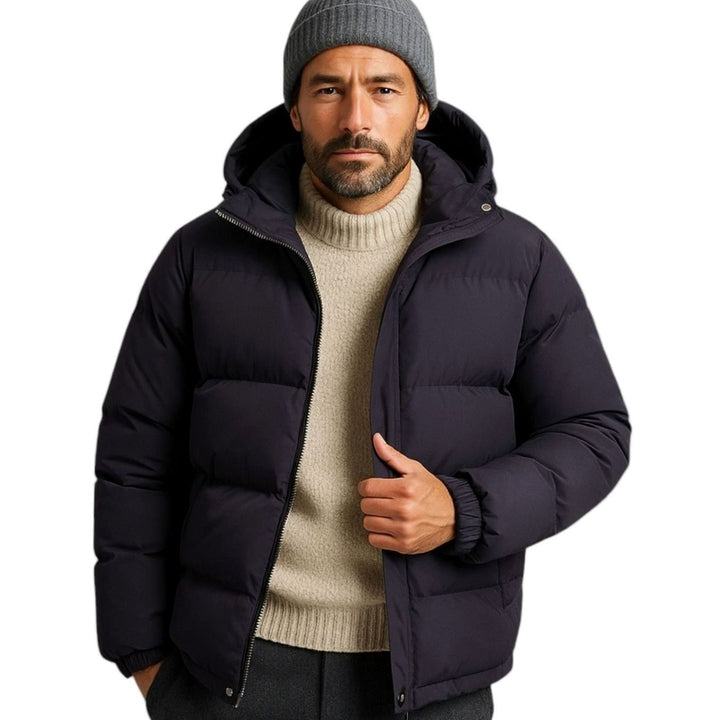 Aiden | Kapuzen Pufferjacke für Herren – Gemütliche Steppoptik