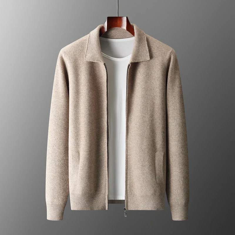 David | Modern and Elegant Men's Cardigan with Zipper