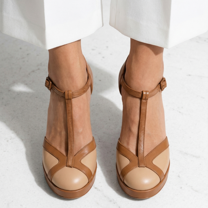 Nadia | Geschlossene Absatzschuhe – Eleganter Retro-Stil für Frauen