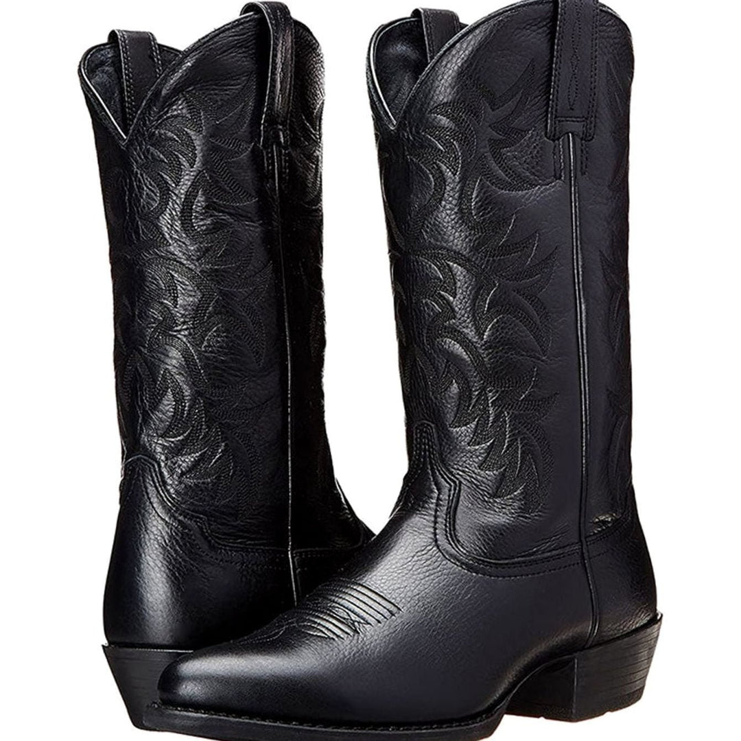 Hannah | Cowboystiefel – Damen mit Western-Stickerei Blockabsatz