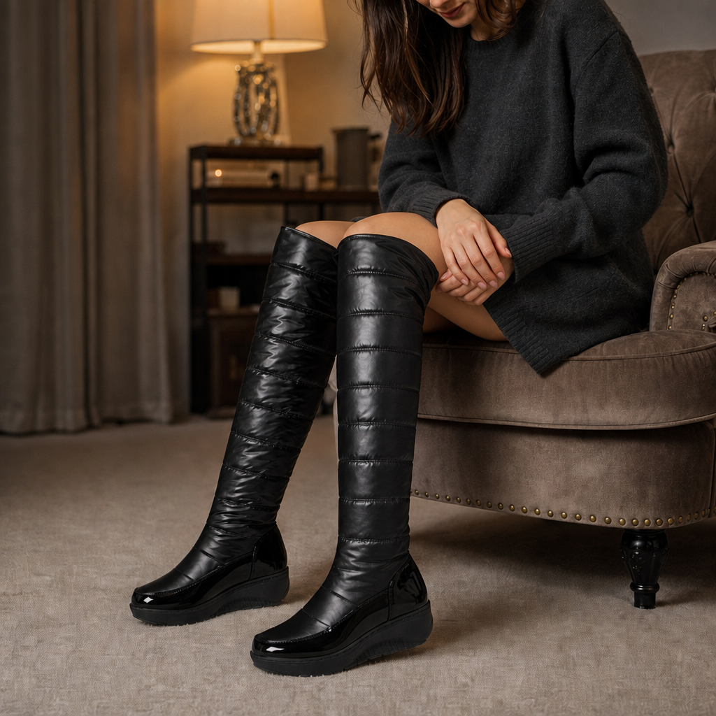 Wearbella | Over-The-Knee Snow Boots – Plush-Lined für warme Beine