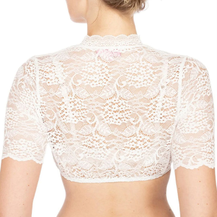 Julia | Oktoberfest Dirndl Blouse with Elegant Lace Details