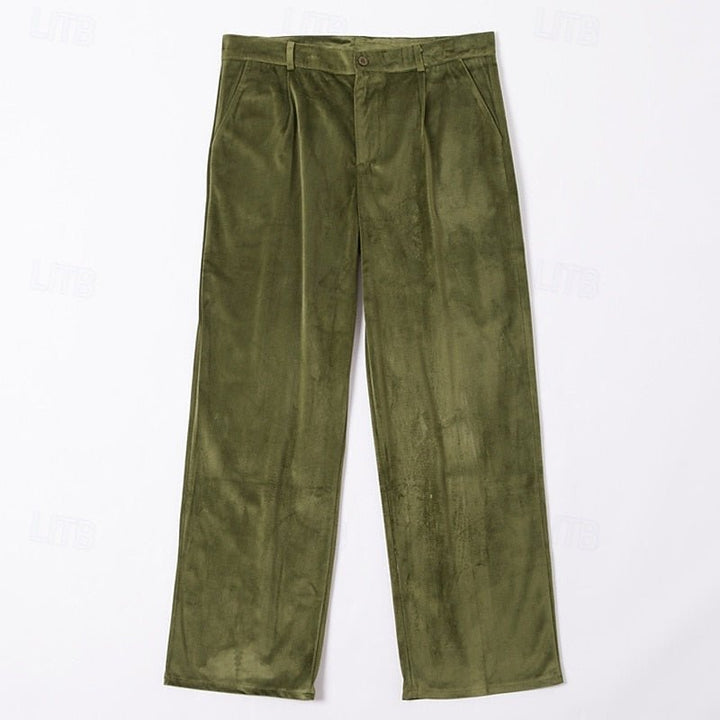 Rupert | Tailored Straight-Leg Trousers – Effortless Style for Men