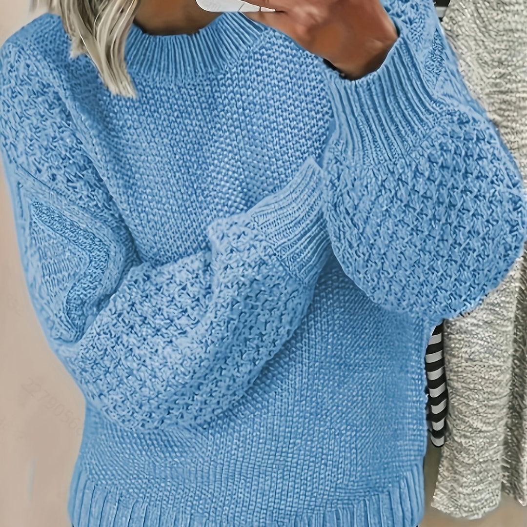 Bonnie | Lantern-Sleeve Sweater für jeden Tag
