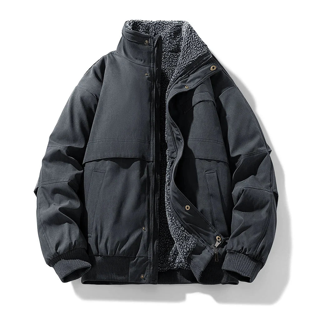 Velora | Puffer Jacket – Elegante Fleece-Lining für Männer