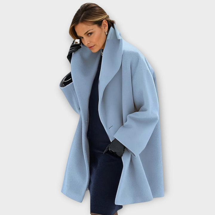 Claire | Wool Coat – Stylish Windproof Design for Women