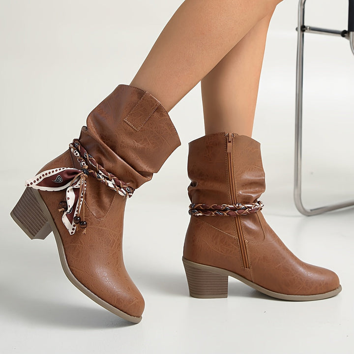 Clara | Legere Und Stilvolle Slouch Stiefeletten