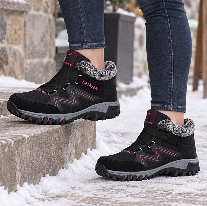 Cozywalk | Fleecefutter Look Non-Slip Ankle Boots für Damen