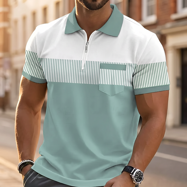 Radmere | Zip-Collar Polo Shirt – Atmungsaktives Design für Männer