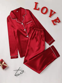 Valeria | Elegant satin pajama set for stylish moments of comfort