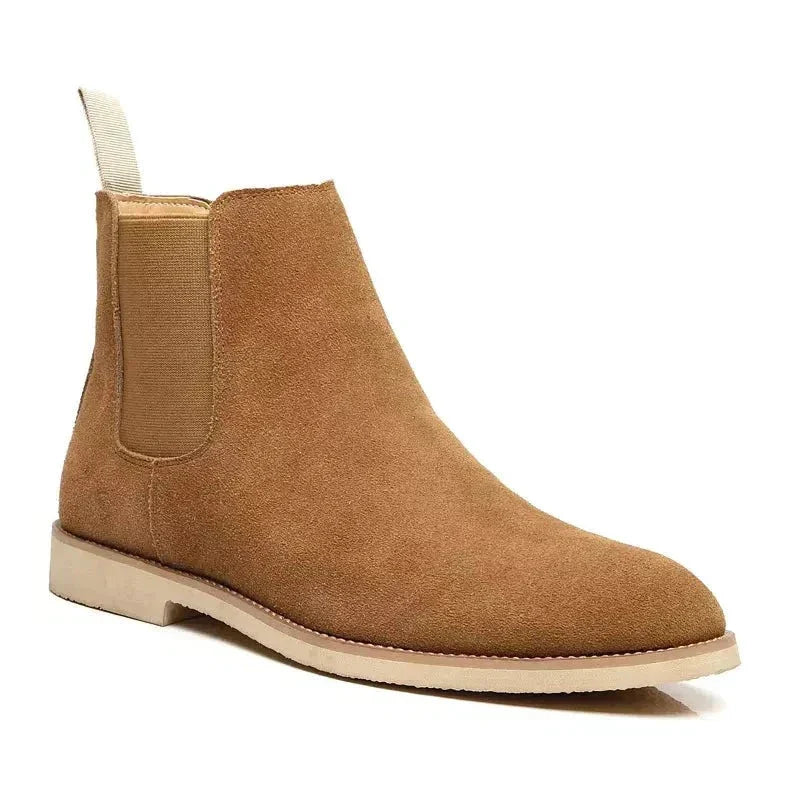 Andrea | Chelsea Stiefel aus Kalbswildleder – Elegantes Design