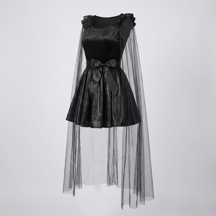 Drune | Halloween Costume Dress with Sheer Overlay