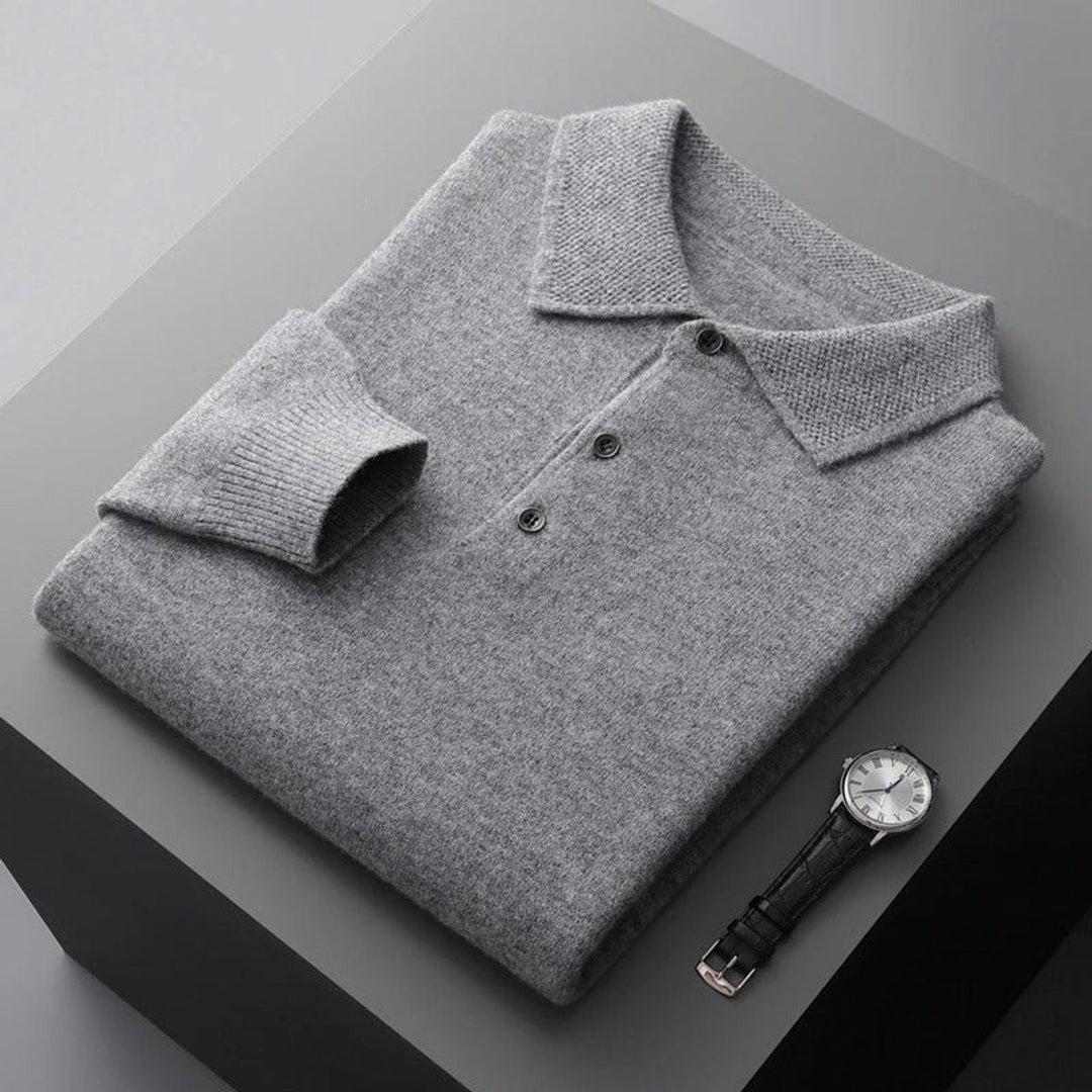 Sebastian | Knitted Sweater – Luxurious Cashmere Style for Men