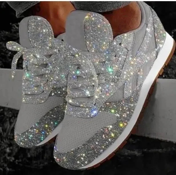 Cassie | Glitter Sneakers for Stylish Casual Wear