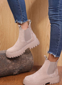 Valentina | Weiche Und Elegante Damen Chelsea-Stiefel Mit Plateausohle