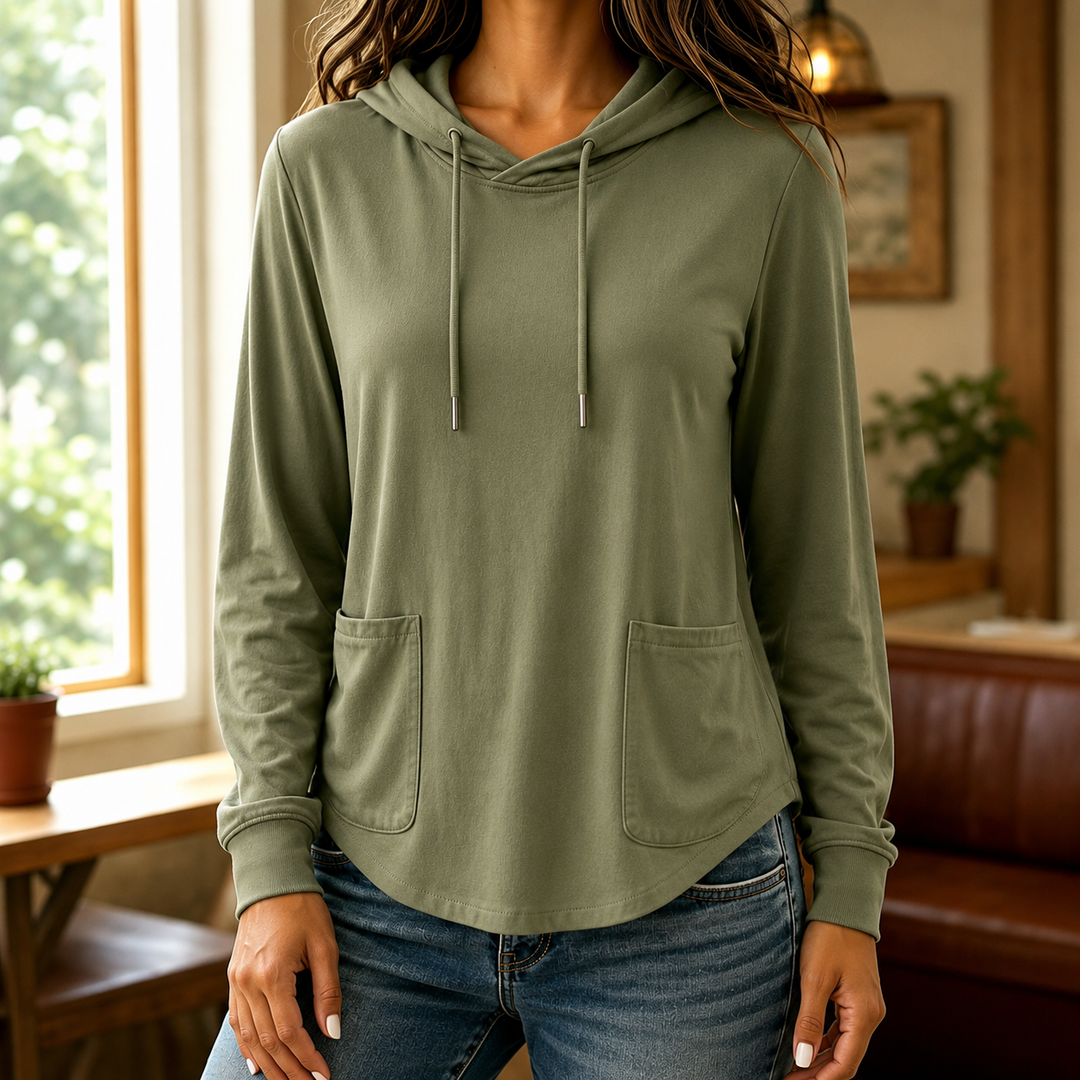 Wearbella | Drawstring Hoodie Sweater mit Taschen