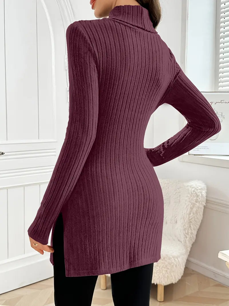 Sarah | Langärmeliger Pullover – Eleganter Slim Fit für Frauen