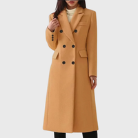 Alina | Elegant Tailored Wool Coat for Cold Days