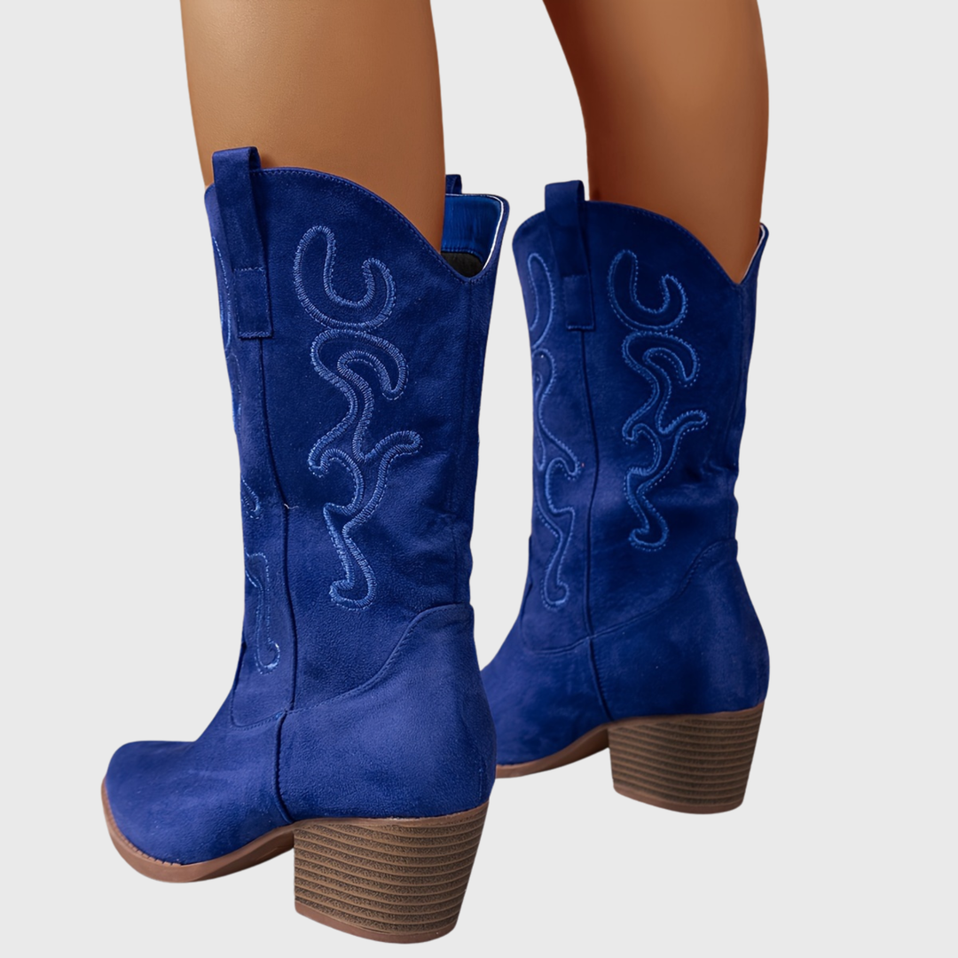 Jolene | Auffällige Western Cowboystiefel mit Weiter Wadenweite