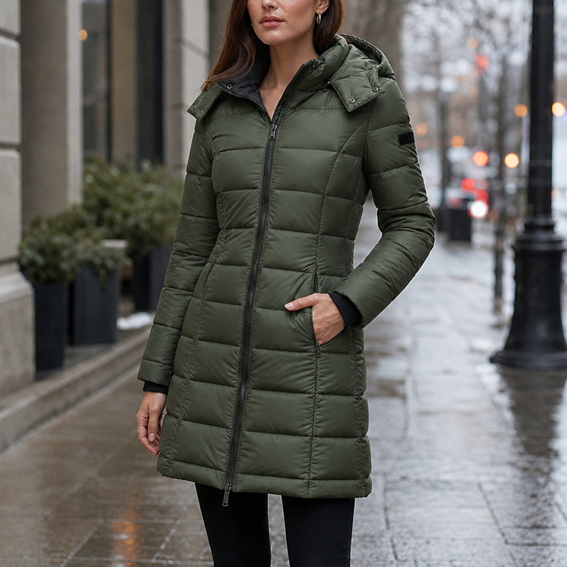 Wearbella | Mid-Length Puffer Jacket – Warm und Schick für den Winter