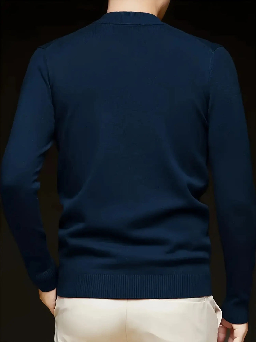 Jonah | Mock Neck Knit Sweater für Männer