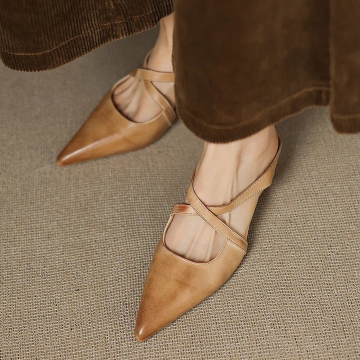 Isabella | Modern and Elegant Leather Slides