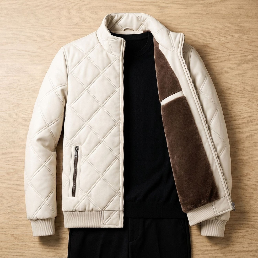 Maximilian | Steppjacke für Herren mit wärmendem Fleece-Innenfutter