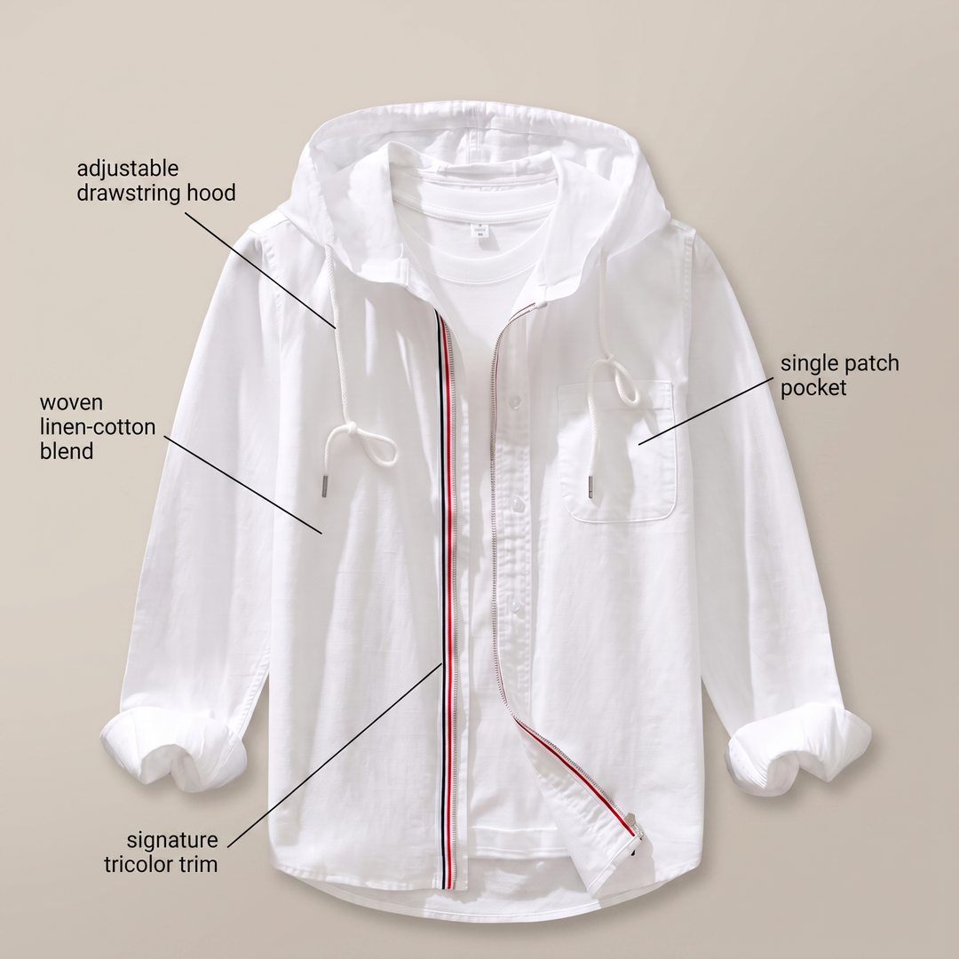 Casa | Hoodie aus Leinen – Leicht und Bequem für Jeden Tag