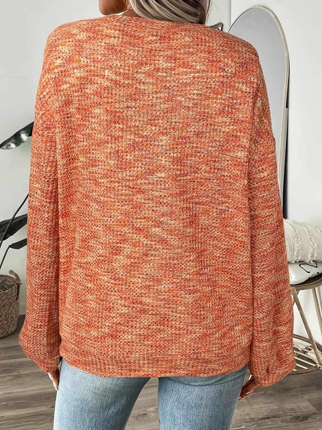 Katrina | Waffle-Knit Pullover – Bequeme Passform für Damen