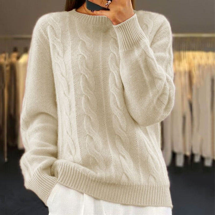 Jasmine | Warm gestrickter Pullover für kühle Tage