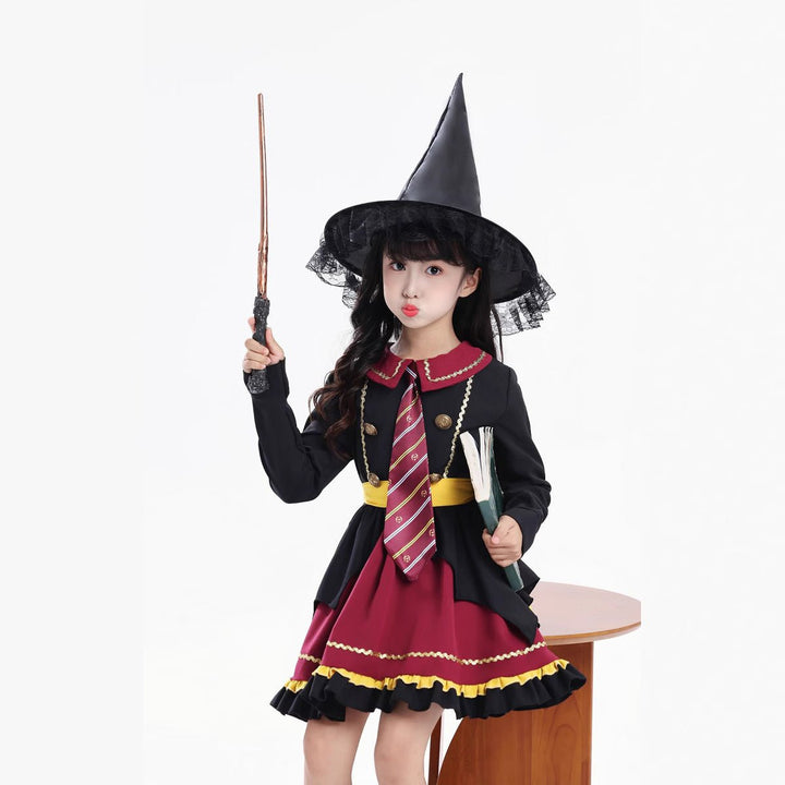 Drune | Girl's Wizard Costume – Enchanting Style for Halloween