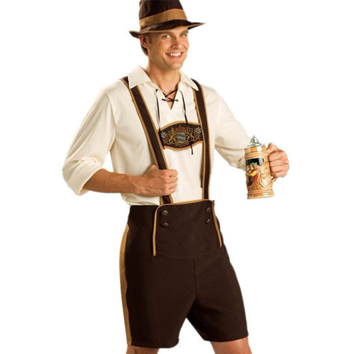 Benedikt | Oktoberfest Dress and Leather Trousers with Traditional Folk Costume Style