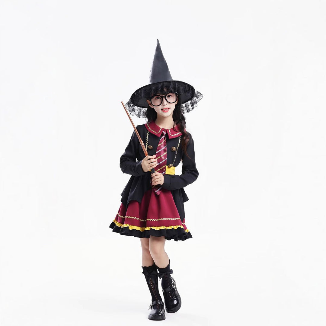 Drune | Girl's Wizard Costume – Enchanting Style for Halloween