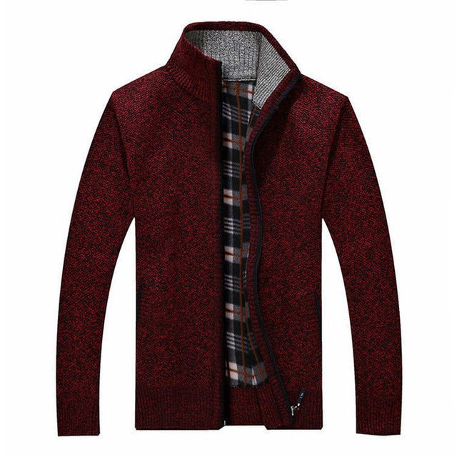 René | Winddichter Pullover mit Innenfutter