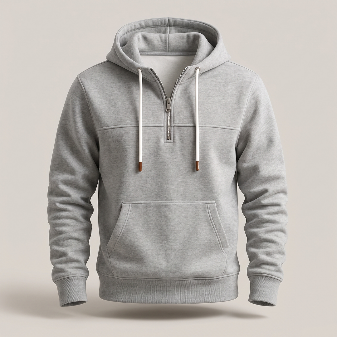 Ravelle | Hoodie – Bequemer Viertelreißverschluss für Herren