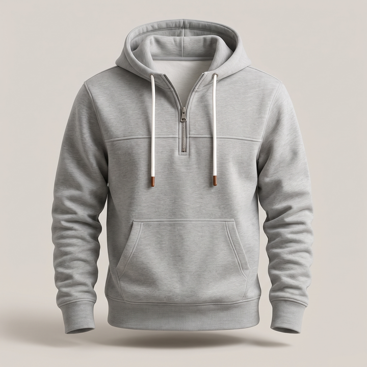 Ravelle | Hoodie – Bequemer Viertelreißverschluss für Herren